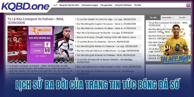 Lịch thi đấu và BXH được cập nhật liên tục